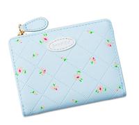 Simple Wallet Elegant Wallet Beautiful PU Leather Wallet Short Wallet Change Wallet with Card Holder Biflold PU Leather Elegant Change Short Card Holder Beautiful Card Holder, b, Mass Beauty