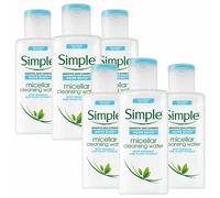 Simple Water Boost Cleansing Micellar Water, 6 pack of 200ml