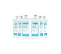 Simple Water Boost 'micellar Cleansing Water' For Dehydrated Skin, 6 X 400Ml In Clear Clear One Size