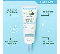 Simple Waterboost Hydrating Eye Gel 25ml cruelty-free and vegan & hydration