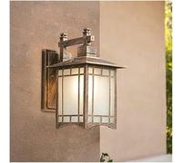 Simple Waterproof Exterior Wall Lamp European Style Outdoor Chinese Style LED Wall Lamp Compatible with Courtyard, Balcony, Walkway, Porch, Garden, and Corrido,Chandeliers