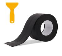 Simple Waterproof Seal Tape for Bathroom Sealant Strip Self Adhesive for Kitchen Sinks, Bathtub, Worktop Edging - Black, 3.8cm x 3.2m, 1 Roll