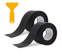 Simple Waterproof Seal Tape for Bathroom Sealant Strip Self Adhesive for Kitchen Sinks, Bathtub, Worktop Edging - Black, 3.8cm x 3.2m, 2 Rolls