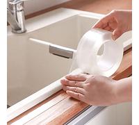 Simple Wide Seal Tape for Bathroom Clear Acrylic Self Adhesive Sealant Waterproof Anti Mould Sealing Strip for Kitchen Sinks, Bathtub, Worktop Edging - 3cm×5m