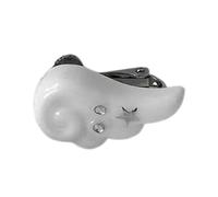 Simple Wing Ear Cuff Trendy Accessory Comfortable Clip Not Piercing Earrings Suitable for Various Occasions Resin Angel Wing Jewelry