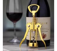Simple Wing Type Bottle Opener, Golden Wine Bottle Opener and Beer Bottle Opener, Multi-Function Wine Bottle Opener.