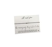 Simple Wish Bracelet - A Wish for an Amazing Big Sister to be DD1007