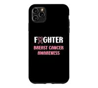 Simple woman fighting ribbon fighter Breast Cancer Awarenes Case for iPhone 11 Pro Max