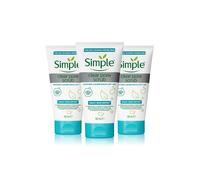 Simple Women's Daily Skin Detox 'Pore Scrub', 3Pack x 150ml in White