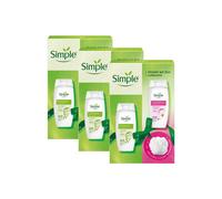 Simple Women's Shower Gel Duo Collection - Gift Set - 2 Piece | Size: 3 Pack