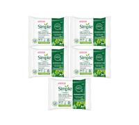 Simple Women's 'Wipes' RegenAgeResist Bio 20pc, 5Pk in White Simple White