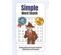 Simple word search: Word search with easy-to-read letters about simplicity, easy words, light fun, and much more | 6 x 9 inches, 110 pages | Over 50 ... relax with simple, light, and fun activities.