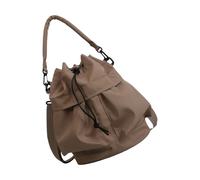 Simple Yet Sophisticated Women's Handbag with Roomy Interior and Bucket Design Shoulder Bag for Various Occasion Commu, Khaki