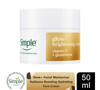 SimpleActive Skin Barrier Care Glow+ Brightening Face Moisturiser 50ml