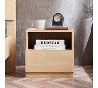 SimpleAndModernBedsideDrawerWithShelfCabinet,NightstandCabinetWith1DrawersForBedroom,BedsideCabinetWood,SideTableBedroomLivingRoom(Size:42X41X41CM,Color:Bedsidetablew needed