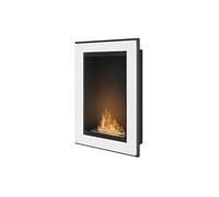 SimpleFire Bioethanol Fireplace Frame 550 Built-in White with Glass