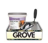 SimpleGrout Indoor White Grout 1 qt Bundle with QEP Grout Float & Margin Trowel - Tile Grouts for Shower, Mosaic, and Floor Projects - Gift Set (3 Items)