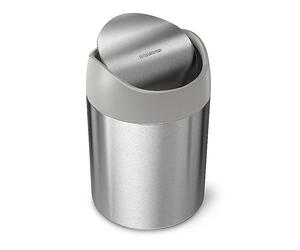 simplehuman 1.5L Single Compartment Stainless Steel Bin Steel