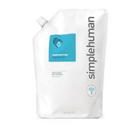 simplehuman 1L Fragrance Free Wash Refill, Moisturising Liquid Soap, Liquid Soap Dispenser Compatible, Sulphate and Paraben Free, Biodegradable