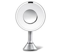 simplehuman 20cm Sensor Mirror with Touch-Control Brightness 5x & 1... BLACK