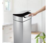 Simplehuman 30 Litre Touch-Bar Kitchen Bin - Stainless Steel