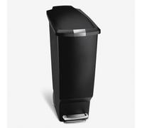Simplehuman Kitchen Bin with pedal Slim 40L Plastic 260x490x640mm Black