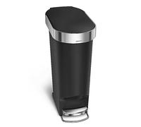 simplehuman 40L Single Compartment Slim Bin Black