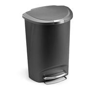 Simplehuman Pedal Bin Slim Semi-round Plastic 48,0 x 35,5 x 67,5 cm Grey (CW1357)