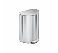 Simplehuman 6L Semi-Round Bathroom Pedal Bin-Stainless Steel