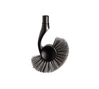 simplehuman BT1095 Replacement Toilet Brush Head, Easy Screw On, Stiff Outer Bristles, Black Plastic