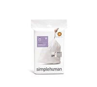simplehuman - code H, custom fit bin liners, 20 pack