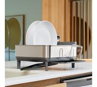 Simplehuman Compact Steel Frame Dishrack, Brushed