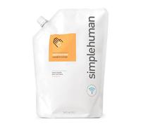 simplehuman CT1019 1L Mandarin Orange Hand Wash Liquid Soap, Moisturising, Suitable for Sensitive Skin, Hypoallergenic (DEA, Sulphate and Paraben Free), Biodegradable, Liquid Soap Dispenser Compatible