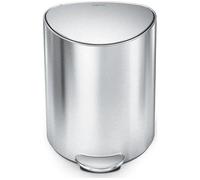 SIMPLEHUMAN CW2106 6-litre Semi-Round Bin - Brushed Steel, Brushed Steel
