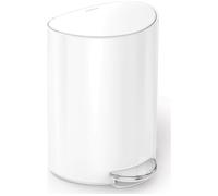 SIMPLEHUMAN CW2108 6-Litre Semi-Round Bin - White