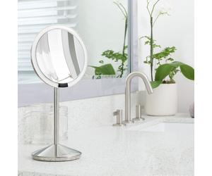 Simplehuman Fold Beauty Sensor Mirror 10x Magnified- Brushed