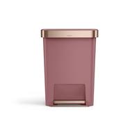 Simplehuman 45 Litre Hybrid Pedal Bin - Blush Pink