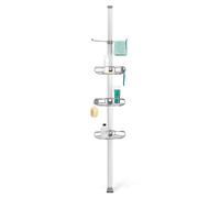 Simplehuman Large Tension Shower Caddy With Adjustable Shleves, Extends 1.8 To 2.7M