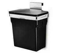 simplehuman Polished Heavy-Duty Steel Frame 10L In-Cabinet Bin Steel