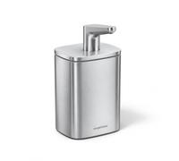 simplehuman Pulse Pump, 473ml Hand Soap Dispenser, Brushed Stainless Steel | Lasts 150,000 Pumps, Dispenses with 60% Less Effort, Handles Thin Sanitiser to Thick Gel, Drip-Free, Kitchen & Bathroom