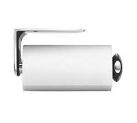 simplehuman Quick Load Wall Mounted Kitchen Roll Holder, Suitable for Under Cupboard Cabinet, Easy One Sheet Tear, Easy to Install(Fits Kitchen Rolls Measuring 22-23cm), Brushed Stainless Steel