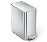 simplehuman CW2096 5 Litre Slim Pedal Bin Brushed Stainless Steel