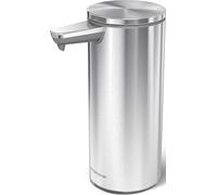 simplehuman ST1043 266ml Automatic Hand Motion Liquid Soap Dispenser, Rechargeable, Variable Dispense, No-drip Valve, IP67 Waterproof, Brushed High-Grade Stainless Steel