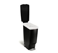 Simplehuman Kitchen Bin with pedal Slim 40L Plastic 260x490x640mm Black