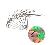 SimpleLife 10 Pieces V Shape Steel Compression Spring Gardening Scissors Accessories Tool