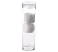 SimpleLife Round Plastic Storage Tube With Screw On Cap For 27mm Coins Or Holder Capsules,3cm x 11cm