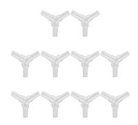 SimpleLife Y-shaped 10 pieces 3 Way Connector Clear Air Valves Oxygen Aquarium Fish Tank Tubing
