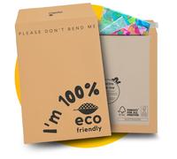 Simplelifeco UK 20 x FSC Certified Board Backed Envelopes (A5/C5) | Eco Friendly Please Do Not Bend Envelopes for Certificates, Documents & Art Prints