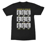 Simpler Brooklyn Nine-Nine The Expressions of Captain Holt Men's T-Shirt Black