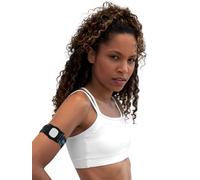 Simplera Sync Sensor Armband - Dia-Style with Rotating Clip - Comfortable and Adjustable Elastic Band - Secure Protection for Blood Glucose Sensor (M (26-33cm ~ 26-32.8cm))